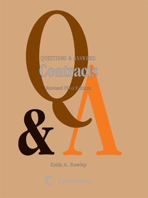 cover image of Questions & Answers: Contracts